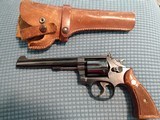 Smith and Wesson model 17 masterpiece 6 shot revolver - 1 of 12