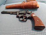 Smith and Wesson model 17 masterpiece 6 shot revolver - 2 of 12