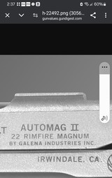 AMT Automag WMR .22 Magnum 3 magazines - 12 of 12