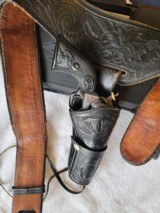 COLT, Original Owner, Colt New Frontier .22 Dual Cylinder, 4.4