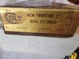 COLT, Original Owner, Colt New Frontier .22 Dual Cylinder, 4.4