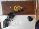 COLT, Original Owner, Colt New Frontier .22 Dual Cylinder, 4.4