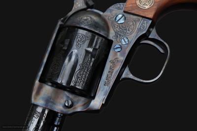 TEXAS RANGERS ISSUED WINCHESTER & COLT BICENTENNIAL 3-GUN SET - w/Badge & Autos - Image 13 of 25