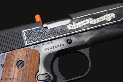 TEXAS RANGERS ISSUED WINCHESTER & COLT BICENTENNIAL 3-GUN SET - w/Badge & Autos - Image 18 of 25