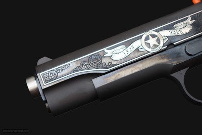 TEXAS RANGERS ISSUED WINCHESTER & COLT BICENTENNIAL 3-GUN SET - w/Badge & Autos - Image 19 of 25