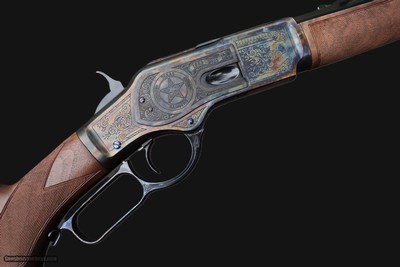 TEXAS RANGERS ISSUED WINCHESTER & COLT BICENTENNIAL 3-GUN SET - w/Badge & Autos - Image 3 of 25