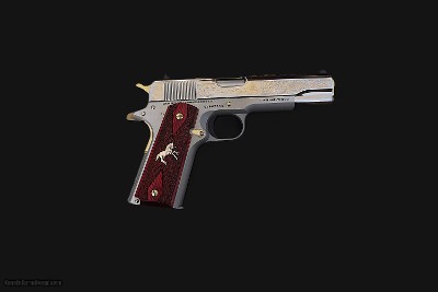 CNC CUSTOM GOLT 1911 GOVERNMENT WESTERN ROPE .45 ACP - 1 of 100 - NEW