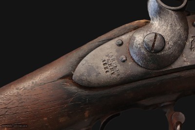 HARPERS FERRY MODEL 1816 MUSKET TYPE III - 1836 FLINTLOCK w/ MINIE BALL - Image 3 of 25