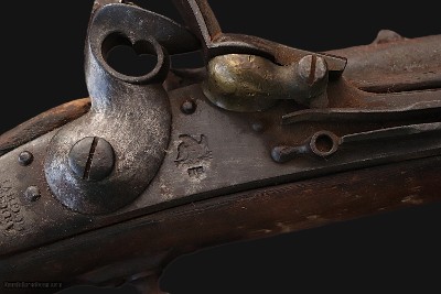 HARPERS FERRY MODEL 1816 MUSKET TYPE III - 1836 FLINTLOCK w/ MINIE BALL - Image 5 of 25