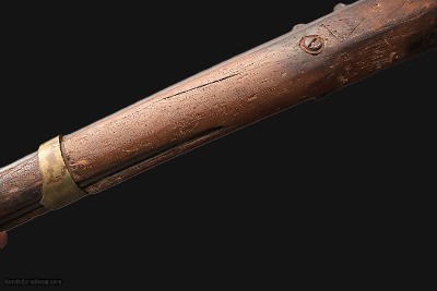 HARPERS FERRY MODEL 1816 MUSKET TYPE III - 1836 FLINTLOCK w/ MINIE BALL - Image 22 of 25