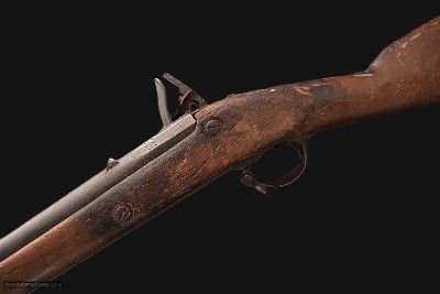 HARPERS FERRY MODEL 1816 MUSKET TYPE III - 1836 FLINTLOCK w/ MINIE BALL - Image 19 of 25