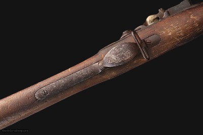 HARPERS FERRY MODEL 1816 MUSKET TYPE III - 1836 FLINTLOCK w/ MINIE BALL - Image 11 of 25