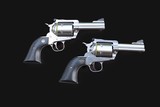 PAIR RUGER NEW MODEL SUPER BLACKHAWK TALO .44 MAG 3.75