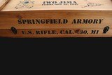 SPRINGFIELD M1 GARAND IWO JIMA COMMEMORATIVE w/DISPLAY CRATE - 1419 of 1945 - 3 of 14