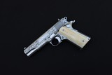 Colt Delta Elite Stainless 10mm - Master Engraved w/Bone Grips - 9 of 10