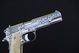 Colt Delta Elite Stainless 10mm - Master Engraved w/Bone Grips - 2 of 10