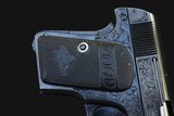Colt 1908 Vest Pocket Hammerless .25 ACP - 1915 Mfg - Master Engraved - 9 of 11