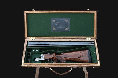 B. Searcy & Co. Dangerous Game Double Rifle .470 Nitro Express w/Case