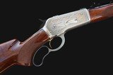 Browning 71 High Grade Nickel Engraved .348 Win 24