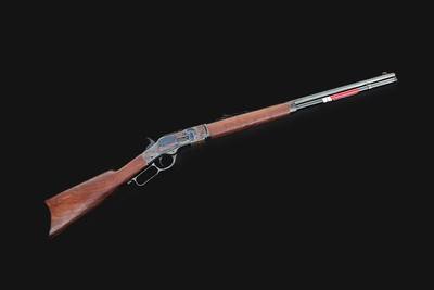 Winchester 73 Sporter Case Hardened Grade 3 Octagon .44-40 Win - 534217140