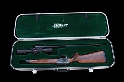Blaser R93 Luxus .375 H&H/7mm Rem Mag/.257 Wby/.300 Wby & Swarovski Scope
