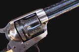 Colt Single Action Army 2nd Gen .45 Colt - Engraved w/Ivory Grips - 3 of 18