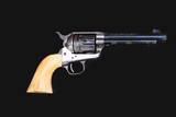 Colt Single Action Army 2nd Gen .45 Colt - Engraved w/Ivory Grips - 1 of 18