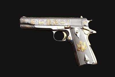 American Golden Weapons Egyptian Chiappa 1911 .45 ACP - Image 9 of 10