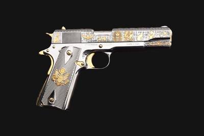 American Golden Weapons Egyptian Chiappa 1911 .45 ACP - Image 1 of 10