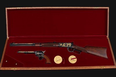 Winchester 1894 & Colt Single Action Army Commemorative Set .44-40 WCF - Image 1 of 25