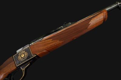 Ruger No.1 50th Anniversary Gold Engraved .45-70 Gov't w/Factory Box - Image 5 of 18