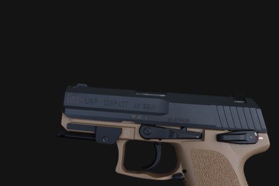Rare Heckler & Koch UPS40 Compact Taupe .40 S&W w/Box & 2 Mags - 2004 Mfg. - Image 5 of 10