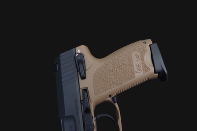 Rare Heckler & Koch UPS40 Compact Taupe .40 S&W w/Box & 2 Mags - 2004 Mfg. - Image 4 of 10