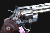 Colt Python Stainless Engraved DU .357 Magnum 6