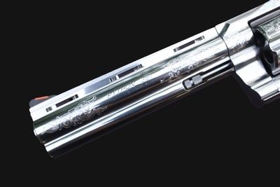 Colt Python Stainless Engraved DU .357 Magnum 6