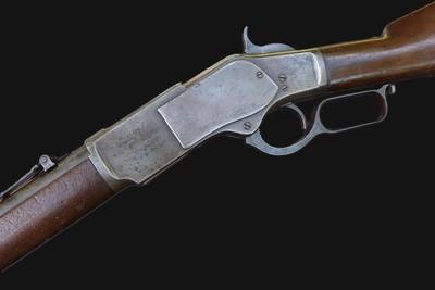 Rare Antique Winchester 1873 First Model Musket .44-40 w/Cody Letter - 1875 Mfg. - Image 15 of 24