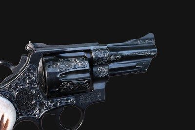 Master Engraved Smith & Wesson 27-2 Revolver .357 Mag 3.5