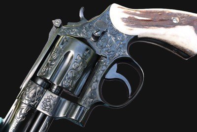 Master Engraved Smith & Wesson 27-2 Revolver .357 Mag 3.5