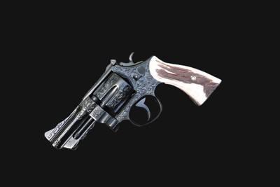 Master Engraved Smith & Wesson 27-2 Revolver .357 Mag 3.5