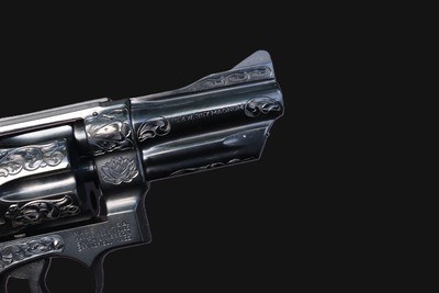 Master Engraved Smith & Wesson 27-2 Revolver .357 Mag 3.5