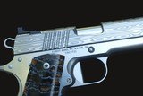 Cabot Guns Damascus Ladder Deluxe .45 ACP w/Mammoth Tooth Grips & Knife - Image 2 of 12