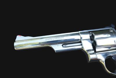 Smith & Wesson Model 57 Nickel .41 Mag 6