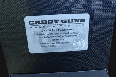 Cabot American Joe Commander Midnight/ Black Ice Edition .45 ACP 1 of 10 - Image 13 of 15