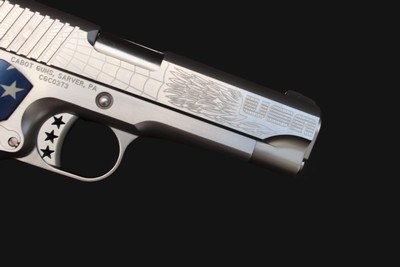 Cabot Guns1911 American Joe Commander Stainless .45 ACP - As New in Box - Image 2 of 10