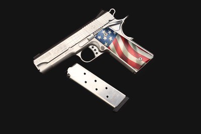 Cabot Guns1911 American Joe Commander Stainless .45 ACP - As New in Box - Image 9 of 10