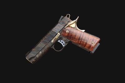 Cabot Guns 1911 Case Hardened Commander .45 ACP - New in Box - Image 16 of 17