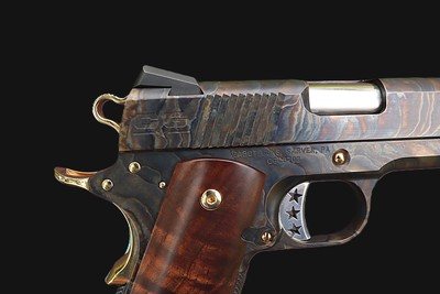 Cabot Guns 1911 Case Hardened Commander .45 ACP - New in Box - Image 2 of 17