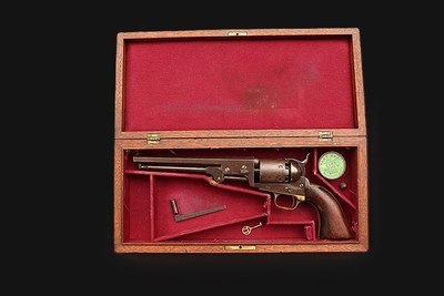 Cased Colt 1851 Navy Revolver .36 Caliber - 1852 Mfg. - Image 1 of 21