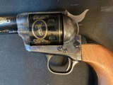 COLT WINCHESTER ENGRAVED REVOLVER, 44-40 cal. - 8 of 9