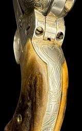 Engraved Colt Cattle Brand Single Action .45 1884 - 4 of 10